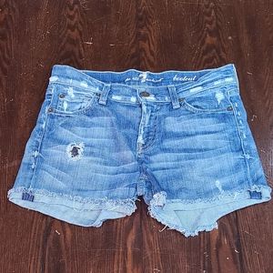 🦋7 For All Mankind Jean Shorts
